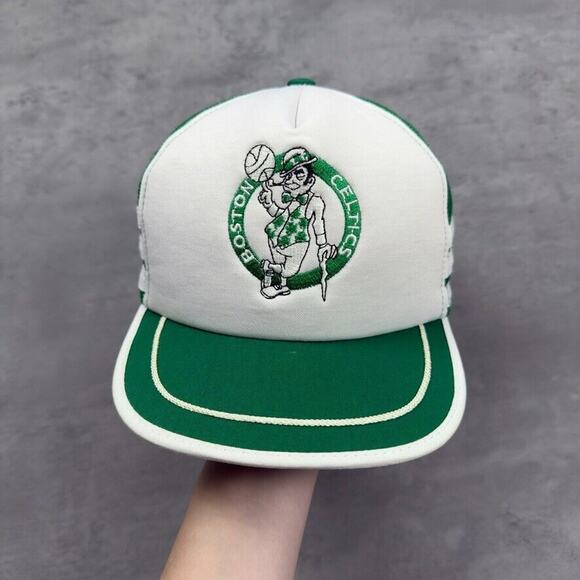 Vintage Three Stripe NBA Boston Celtics Hat - Picture 2 of 10